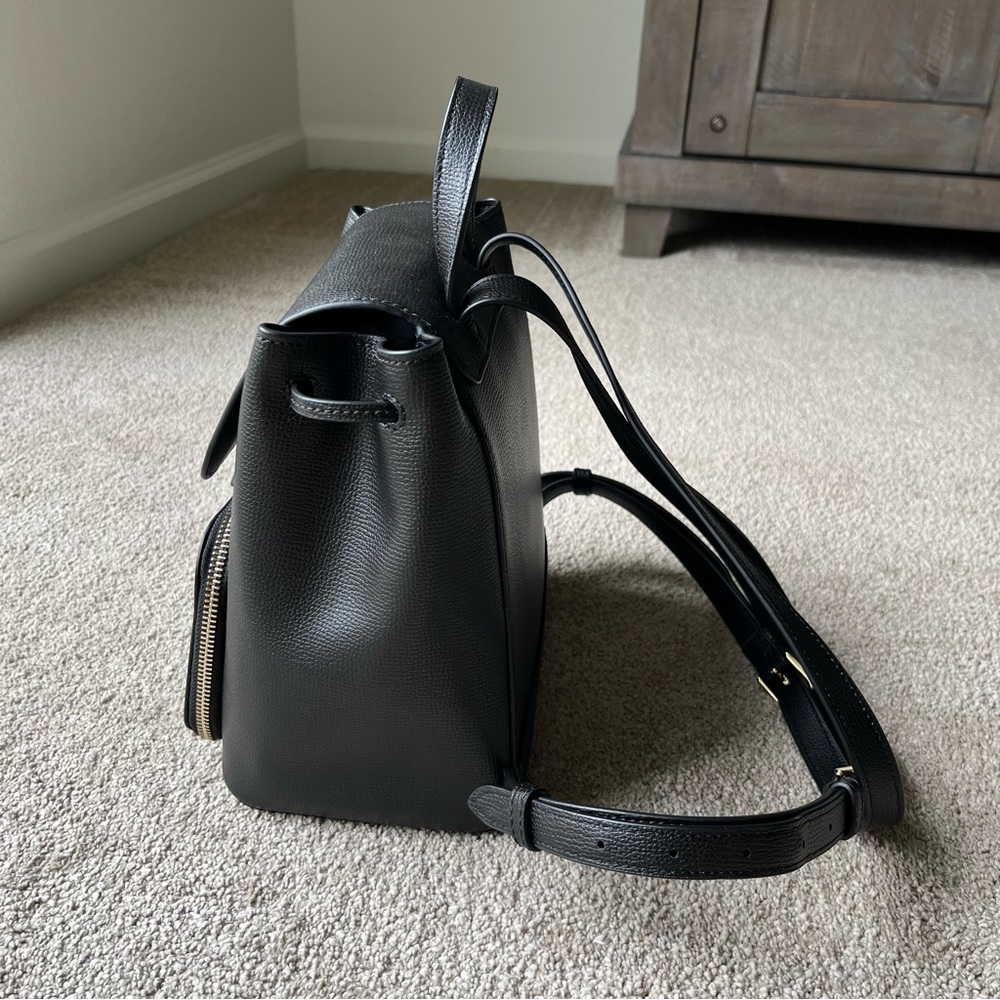 Kate Spade Black Leather Backpack - Picture 3 of 8